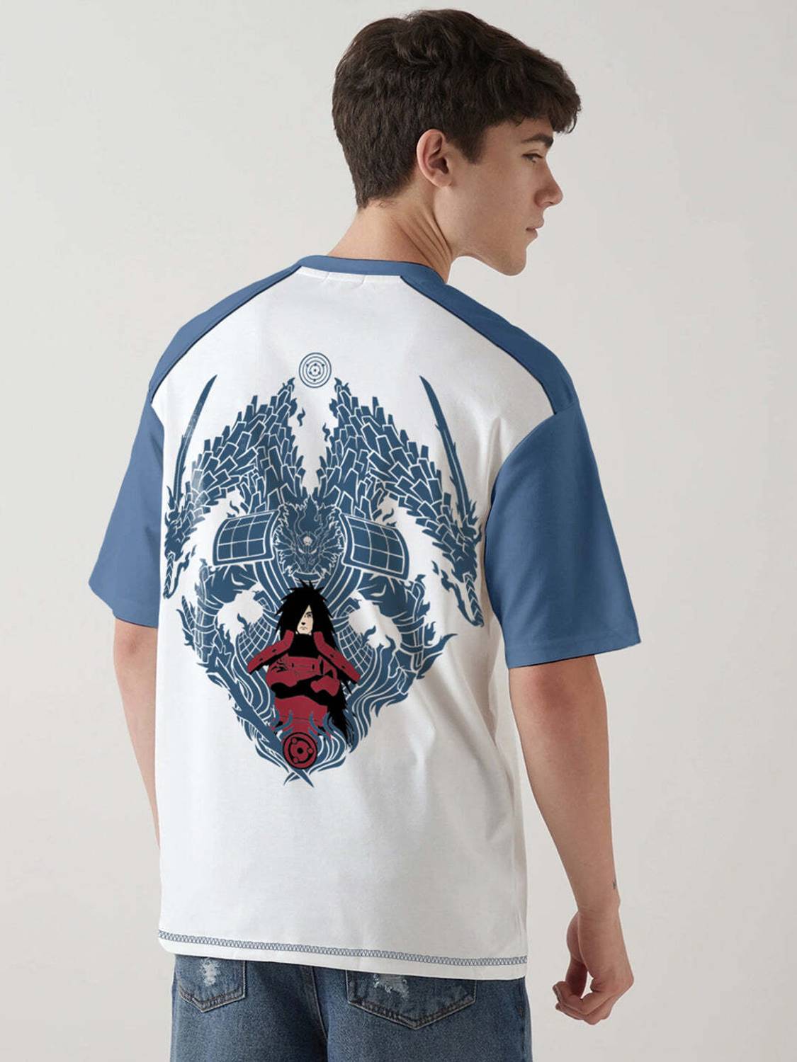 Thecrazymonk Printed Men Round Neck Multicolor T-Shirt - Image 2