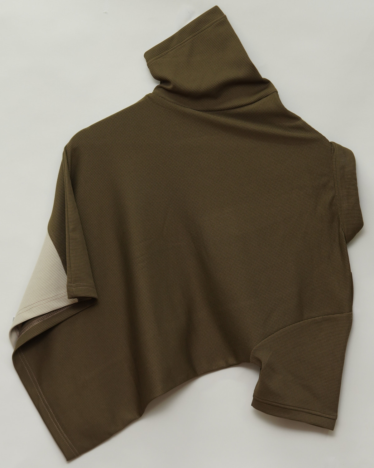 Image of N AND J Colorblock Men Polo Neck Brown, Beige T-Shirt