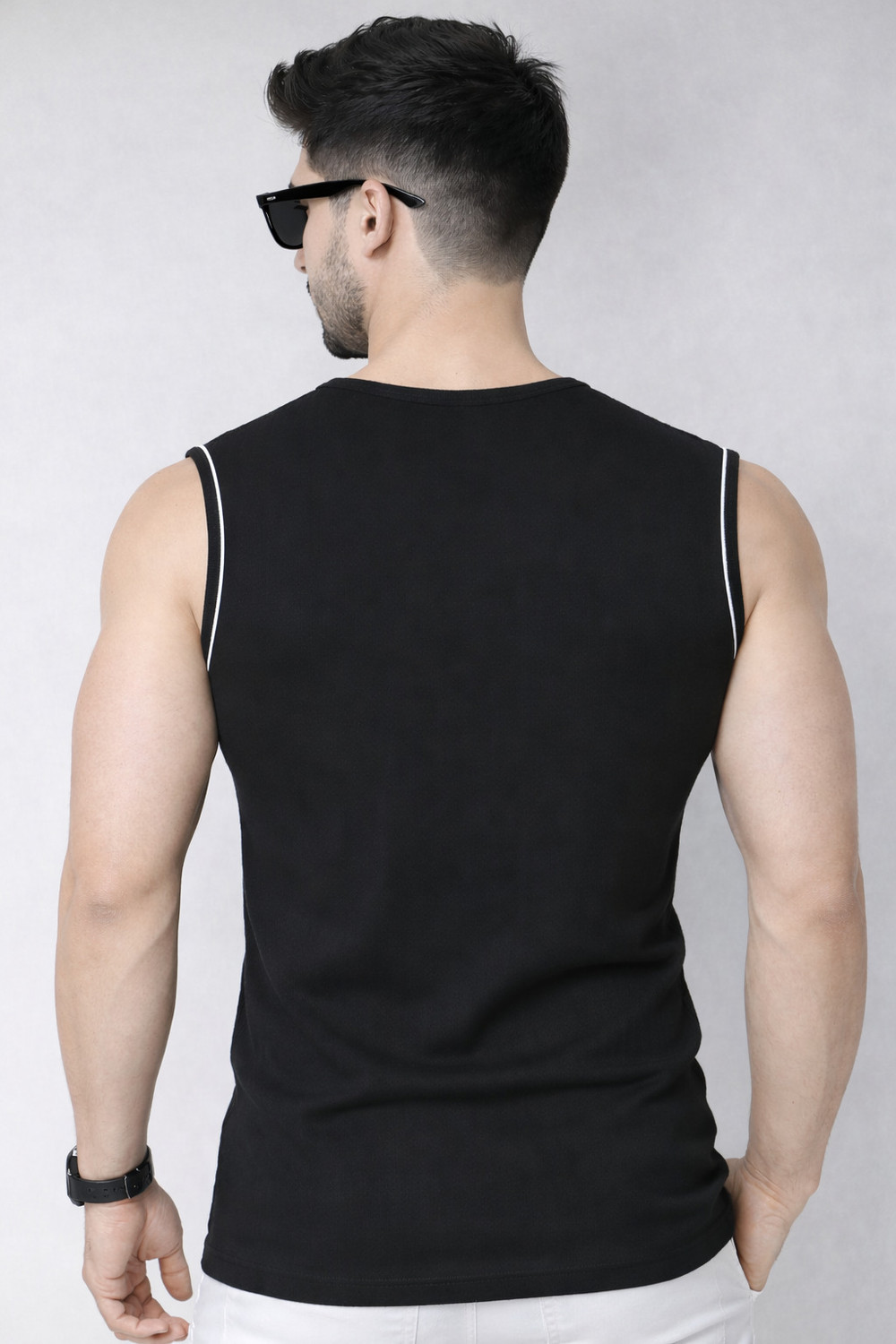 Image of GM TRENDS Graphic Print, Typography Men Scoop Neck Black T-Shirt