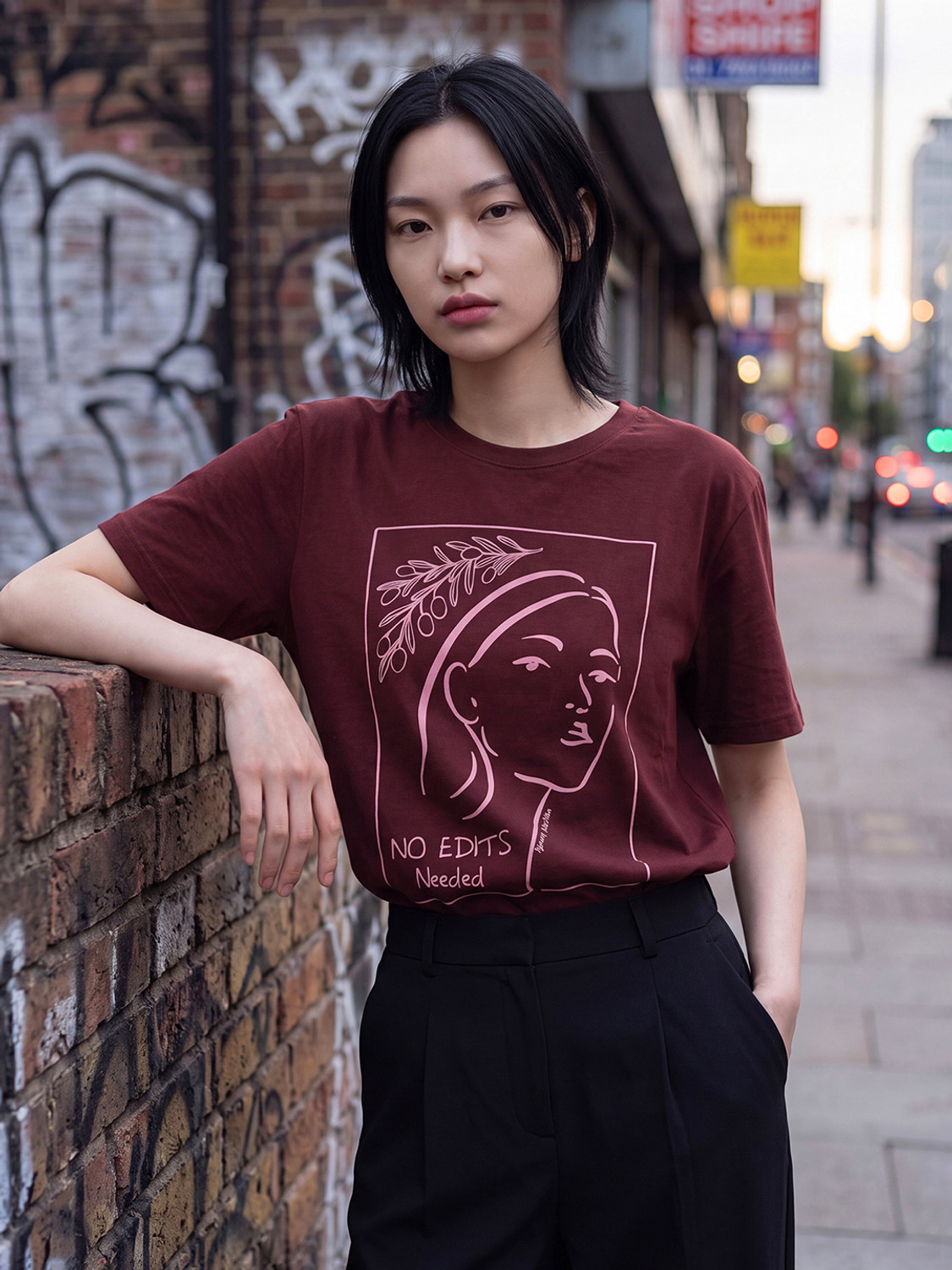 Image of MAX Printed Women Round Neck Multicolor T-Shirt