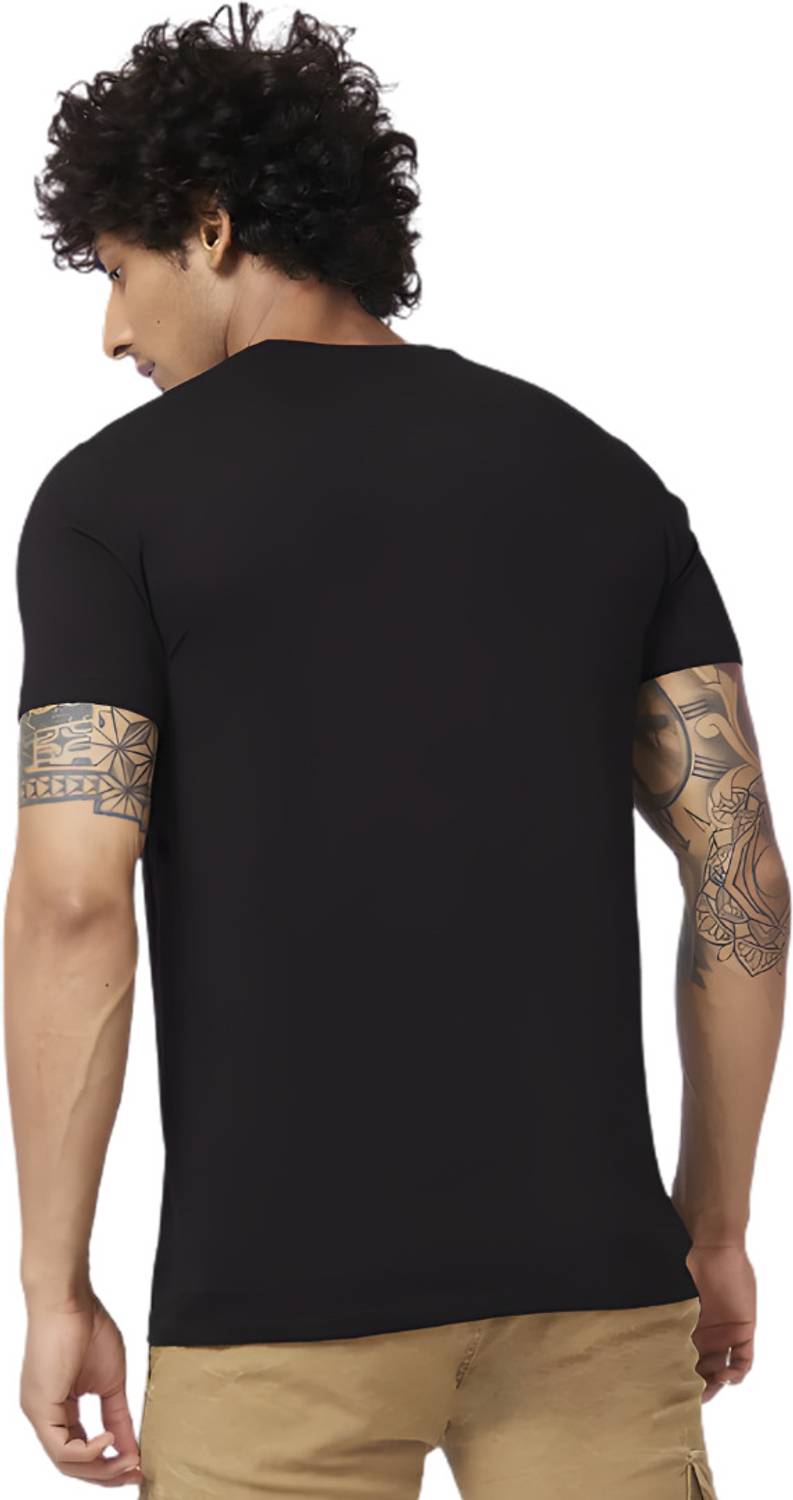 haifa imperial Men Black T-Shirt - Image 2