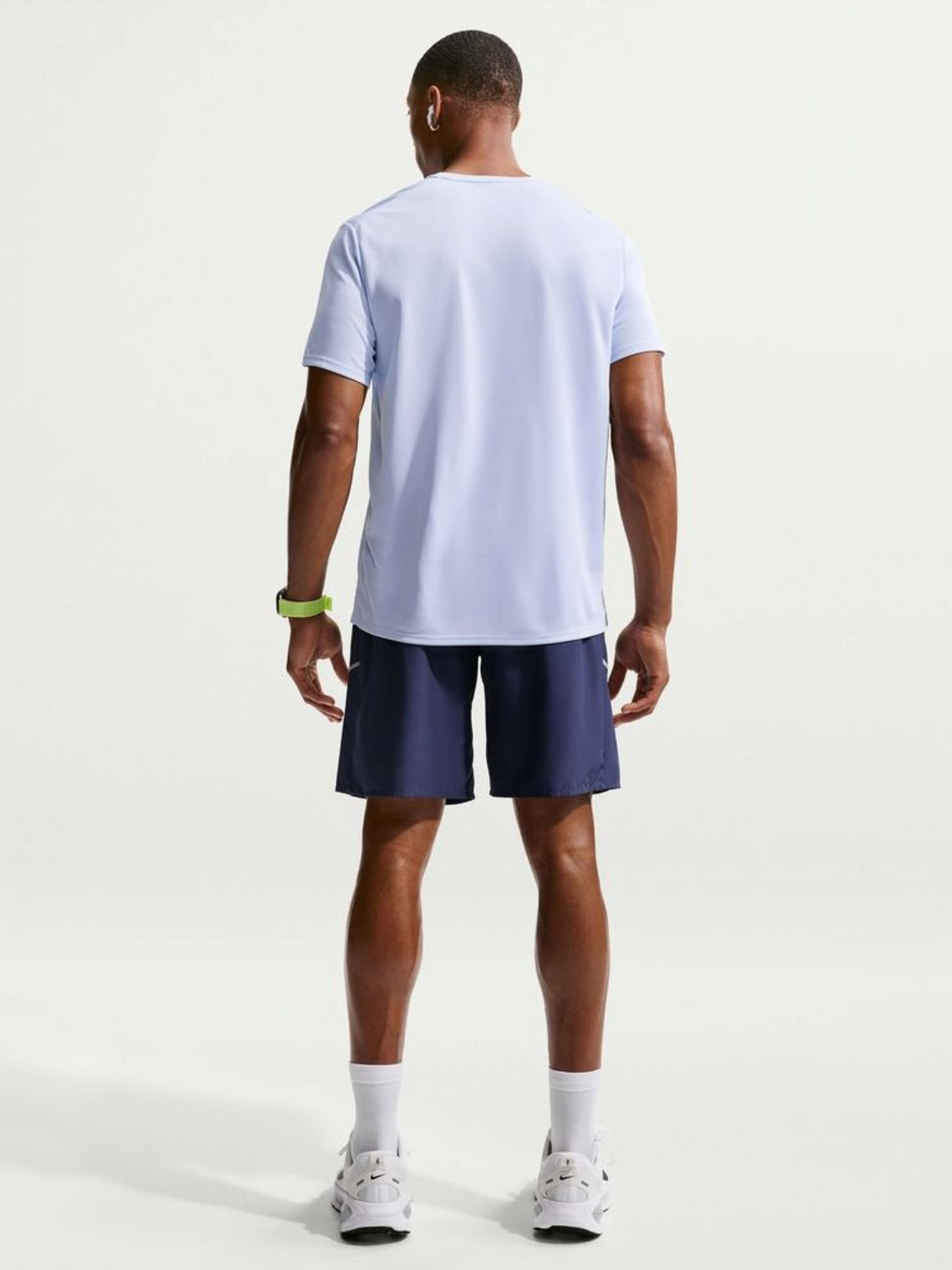 Image of NIKE Printed Men Crew Neck White T-Shirt