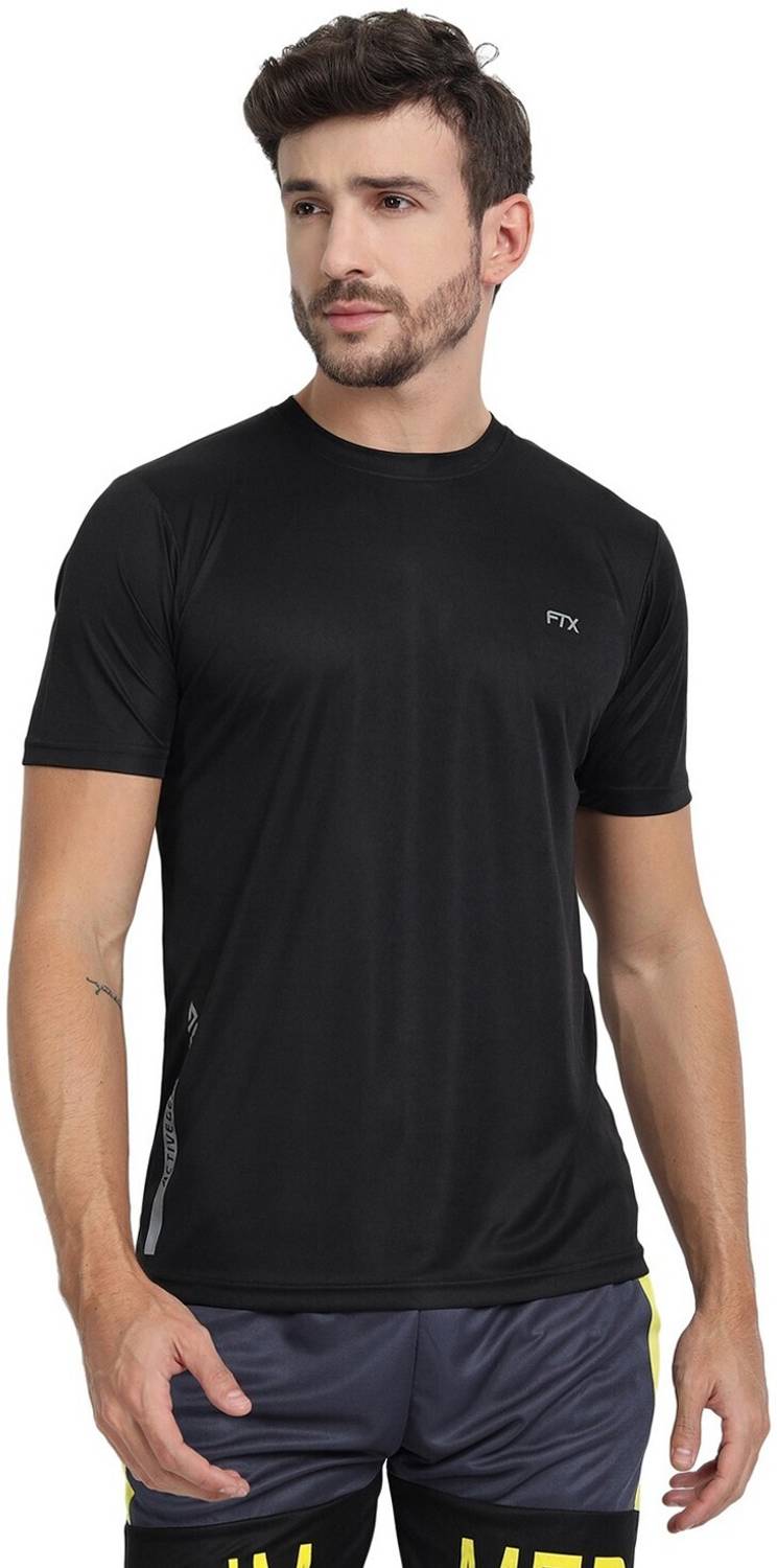 FTX Men Blue Round Neck T-Shirt Pack of 4 - Image 2