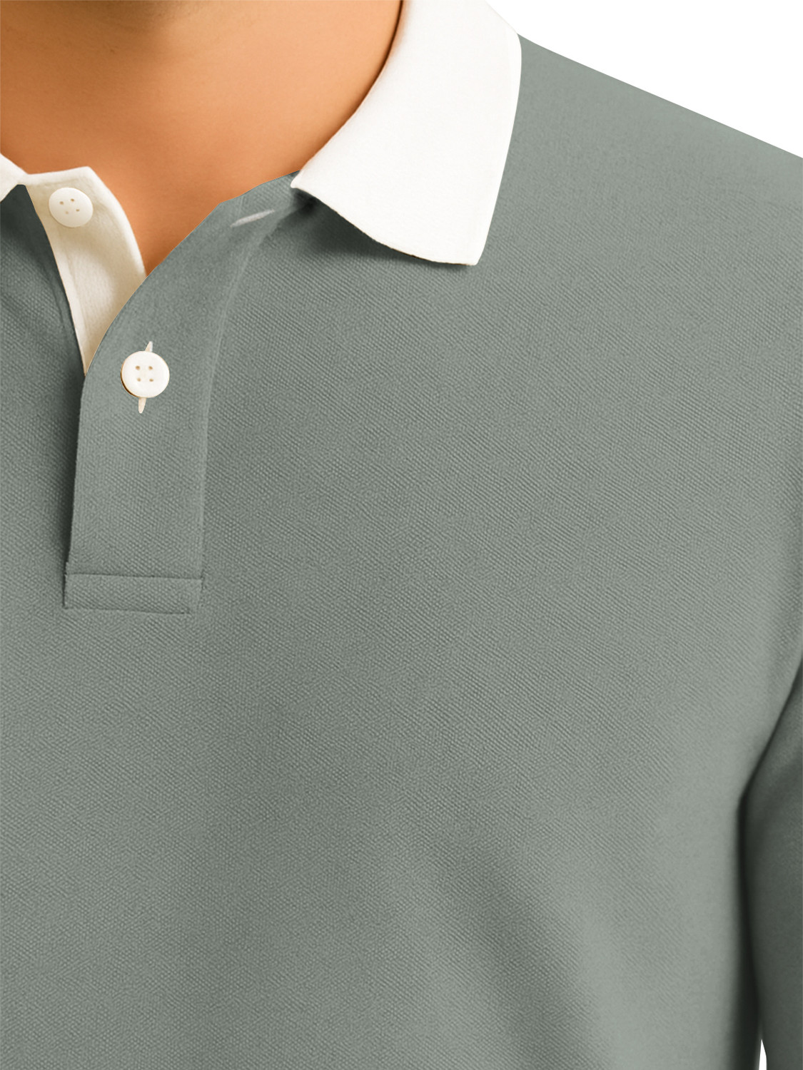 Image of Bullmer Solid Men Polo Neck Dark Green T-Shirt