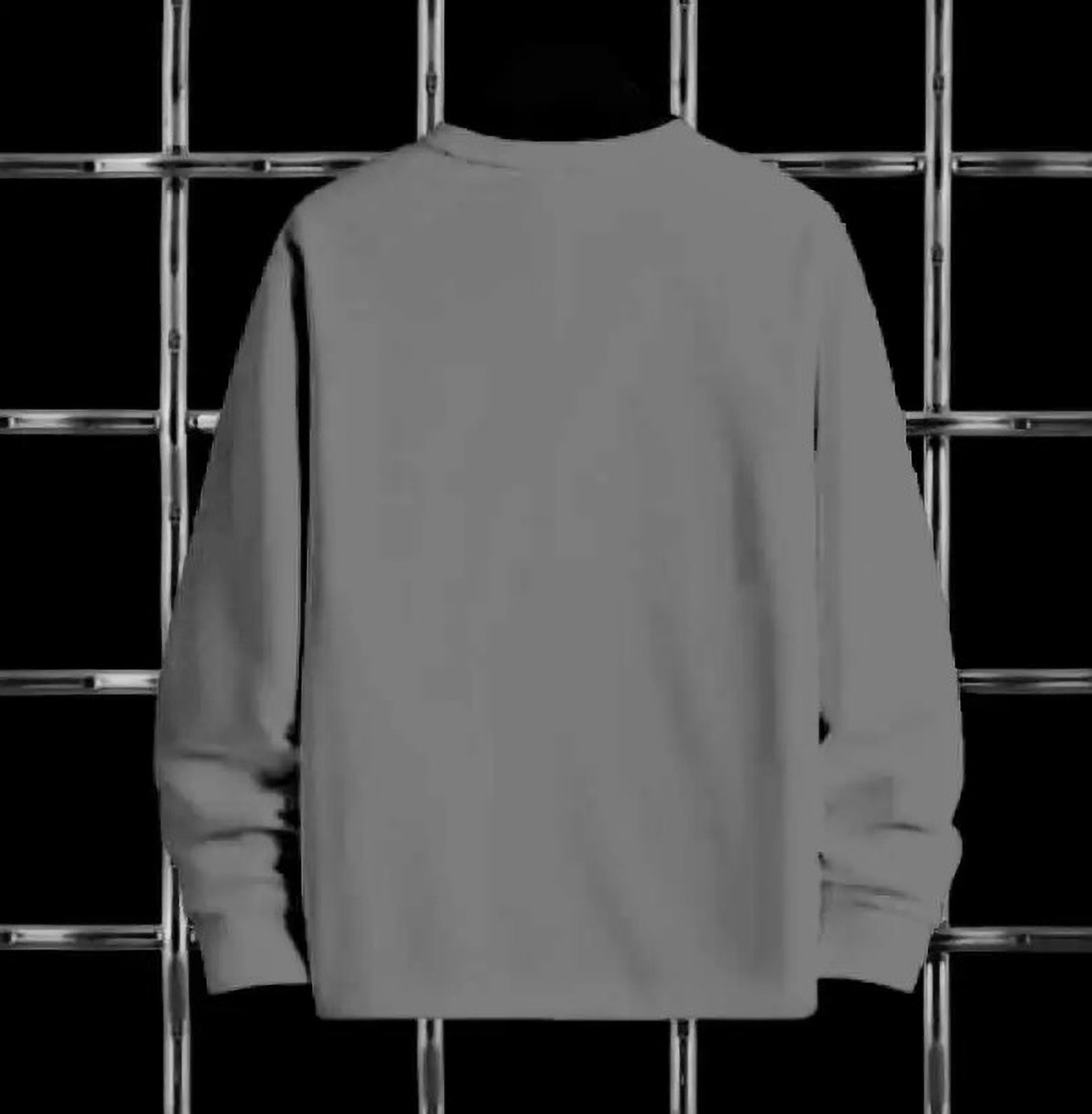 Image of MUUNKEY Printed Men Round Neck Grey T-Shirt