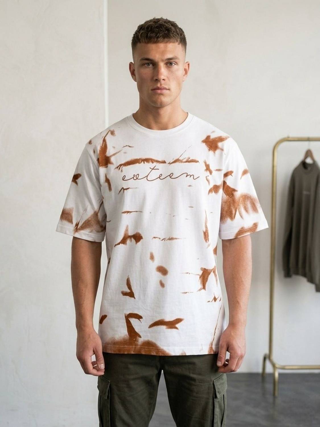 Vastraandco Printed Men Round Neck Multicolor T-Shirt