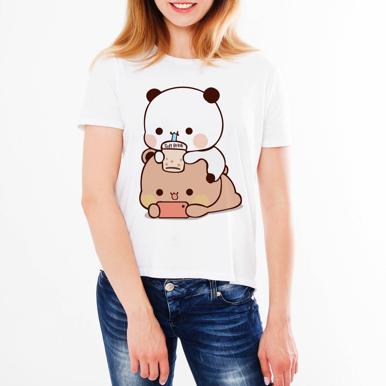 Asha Gifts Printed Women Round Neck White T-Shirt