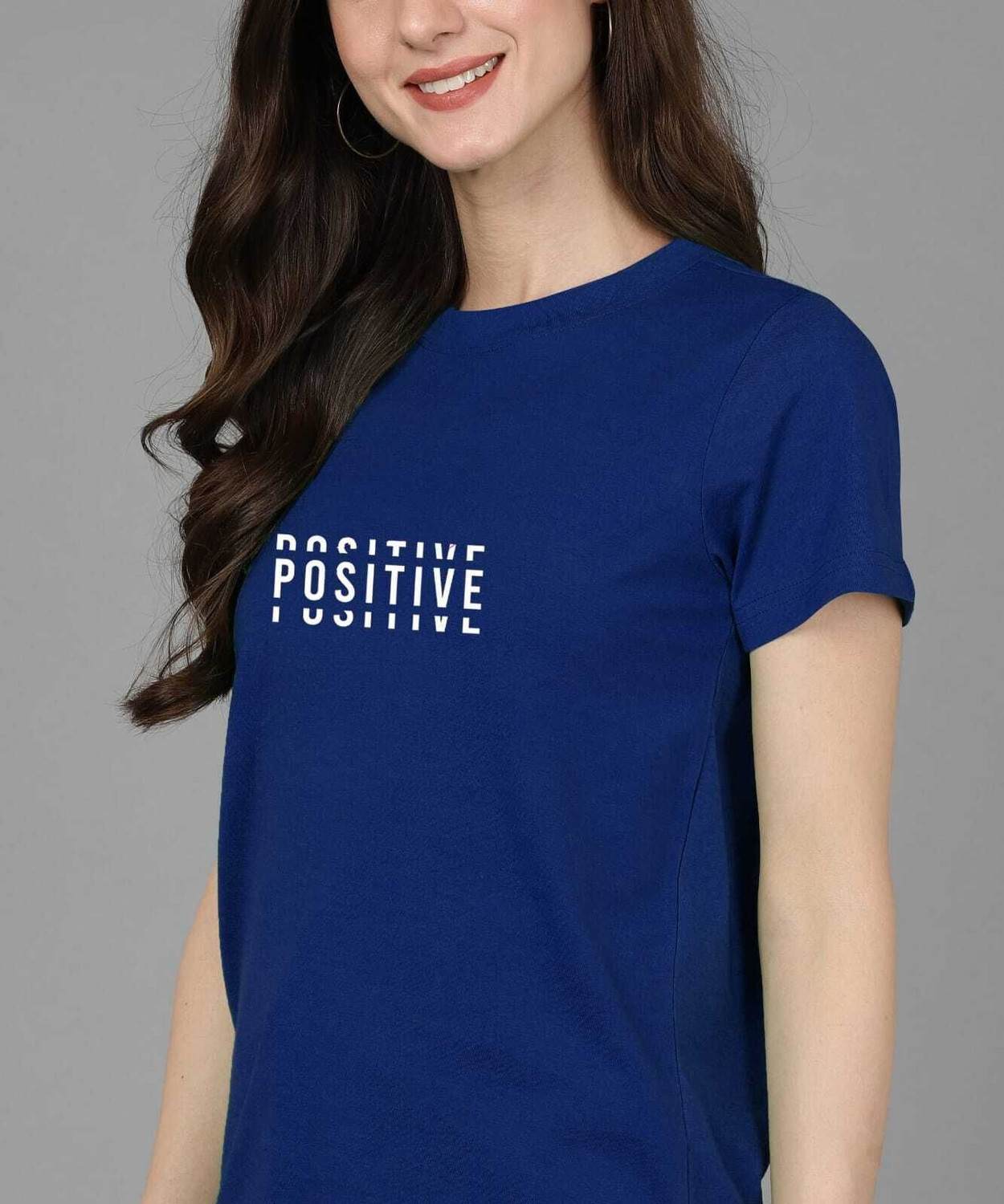 Image of Adyavastram Graphic Print Women Round Neck Multicolor T-Shirt