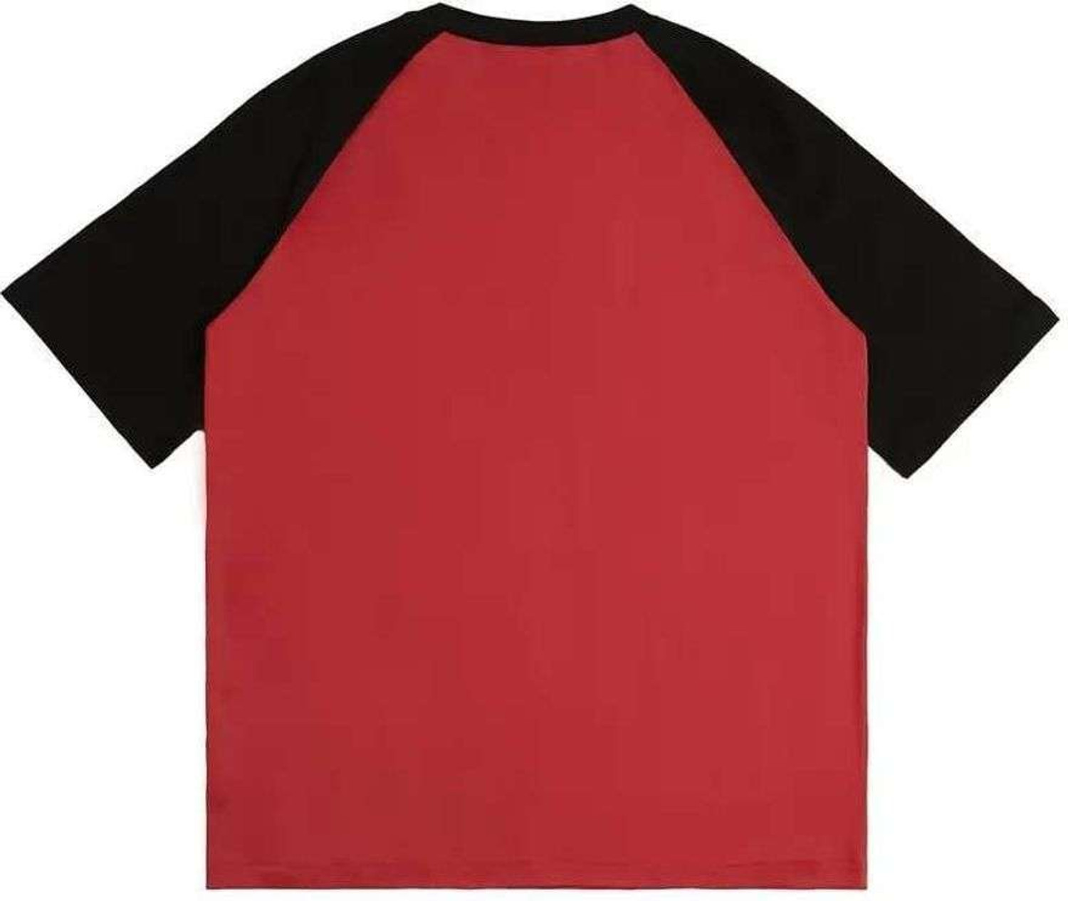 Image of EraandEdge Printed Women Round Neck Red T-Shirt