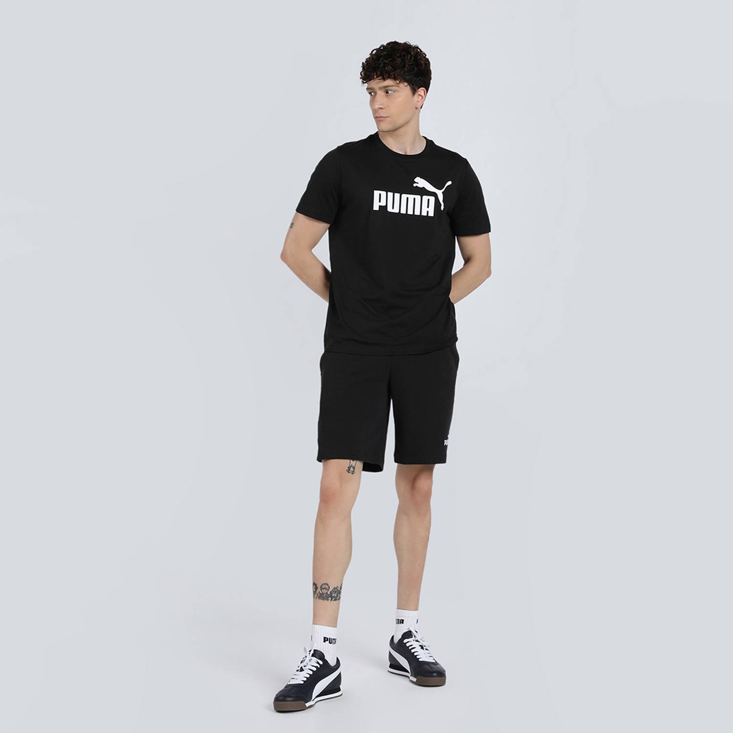 PUMA Black Printed Men Crew Neck T-Shirt - Image 5