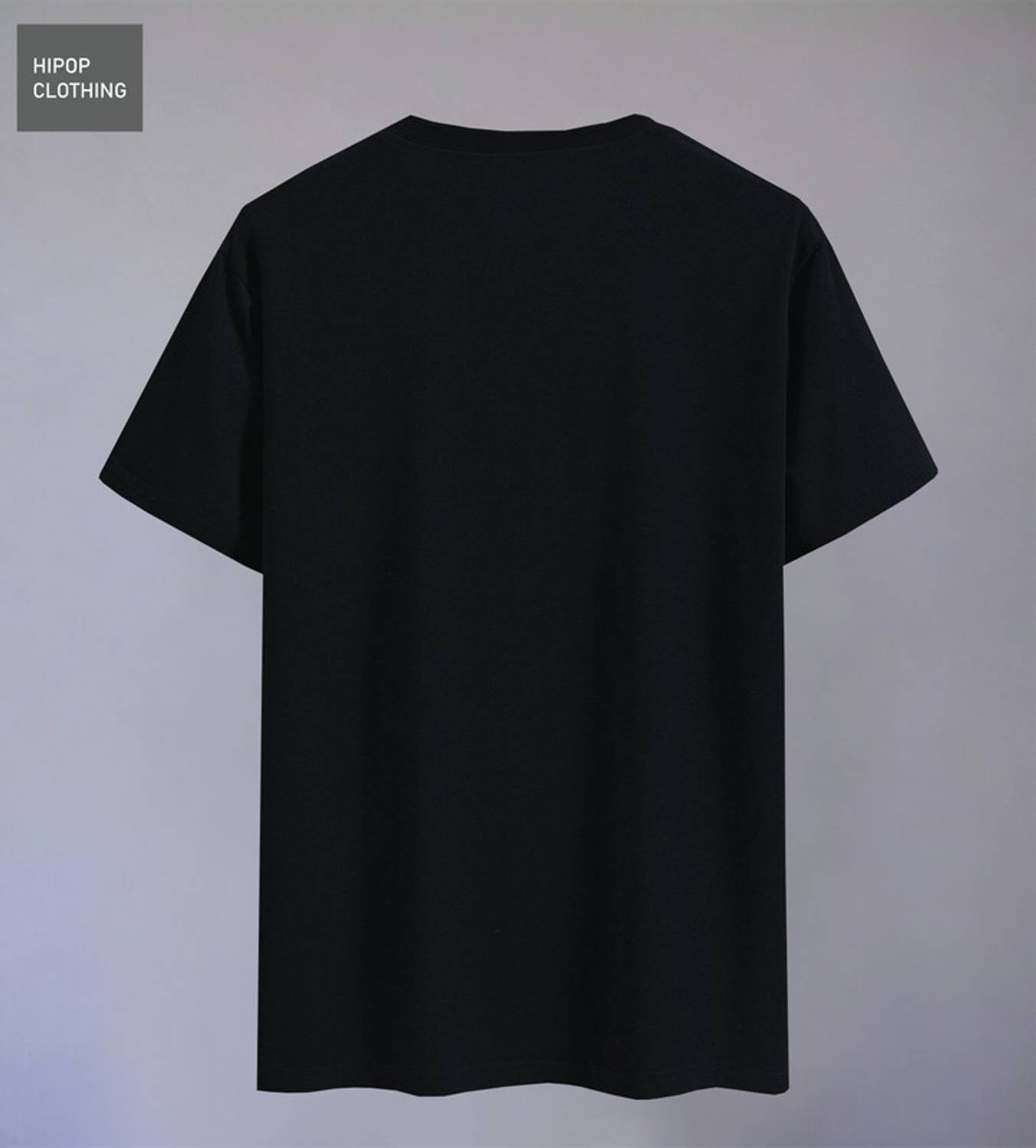 HIPOP Printed Men Black T-Shirt - Image 2