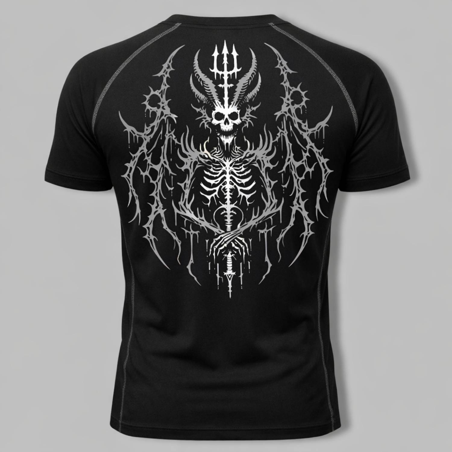 Wayup Black Men's Round Neck T-Shirt - Image 3