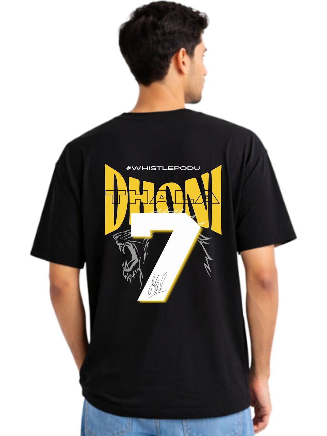 BluRebl Graphic Print, Typography Men Round Neck Black T-Shirt