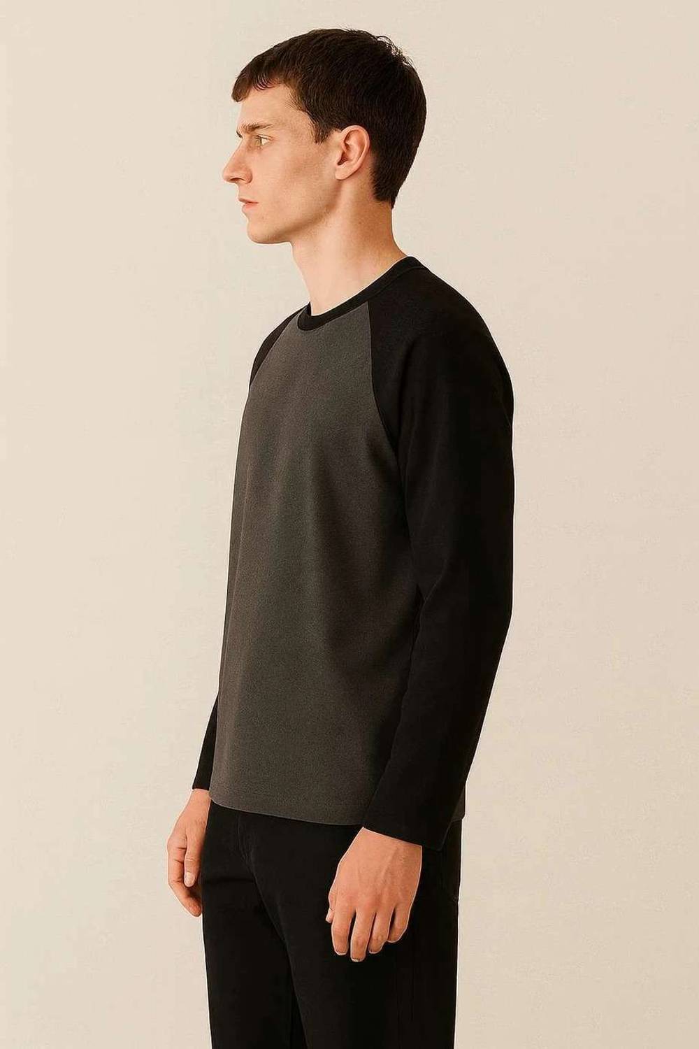 MK Digital Men Black, Grey T-Shirt - Image 3