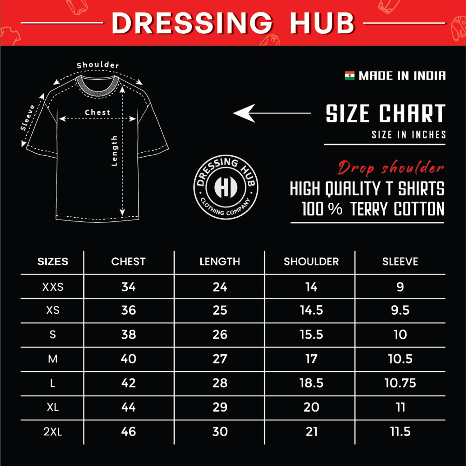 Image of DRESSING HUB Graphic Print Men Round Neck Black T-Shirt