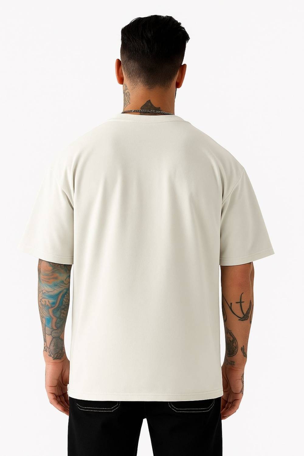 Be Crazy Printed Men Black Round Neck T-Shirt - Image 3