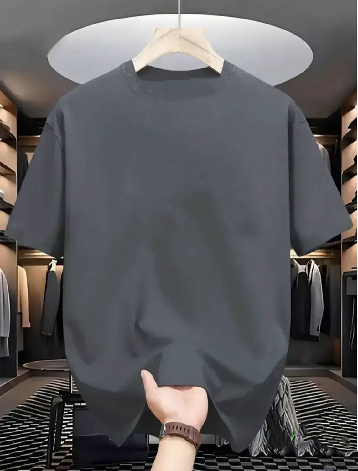 Magneto Men Grey Round Neck T-Shirt - Image 2
