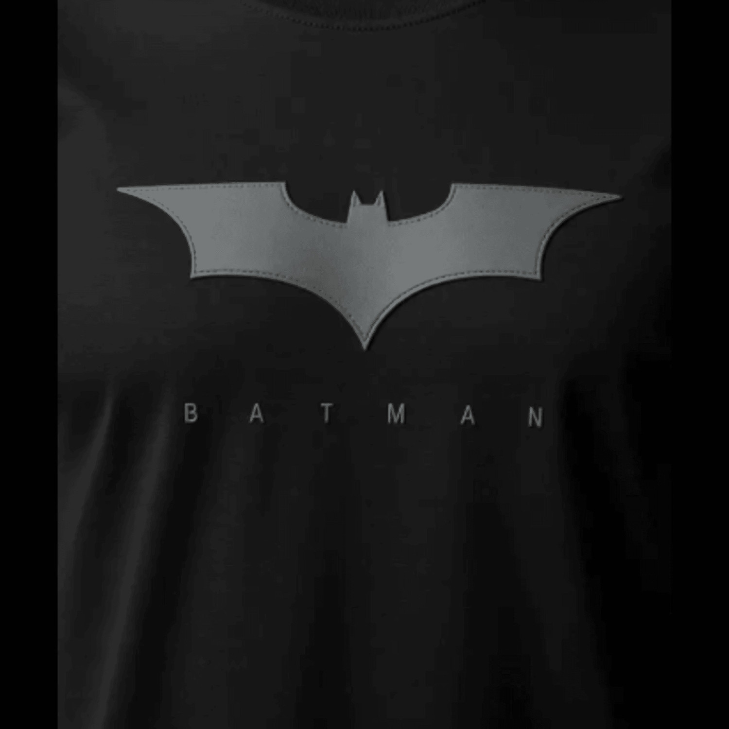 Image of DayalTShirt Graphic Print, Superhero Men Round Neck Black T-Shirt