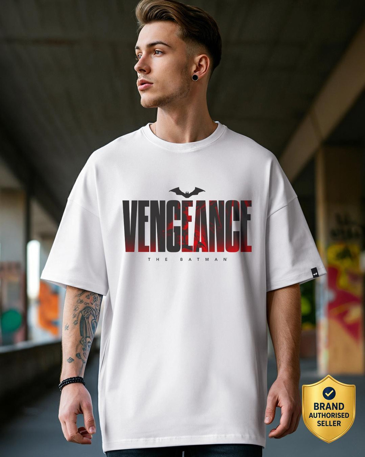 BEWAKOOF Typography Men Round Neck White T-Shirt
