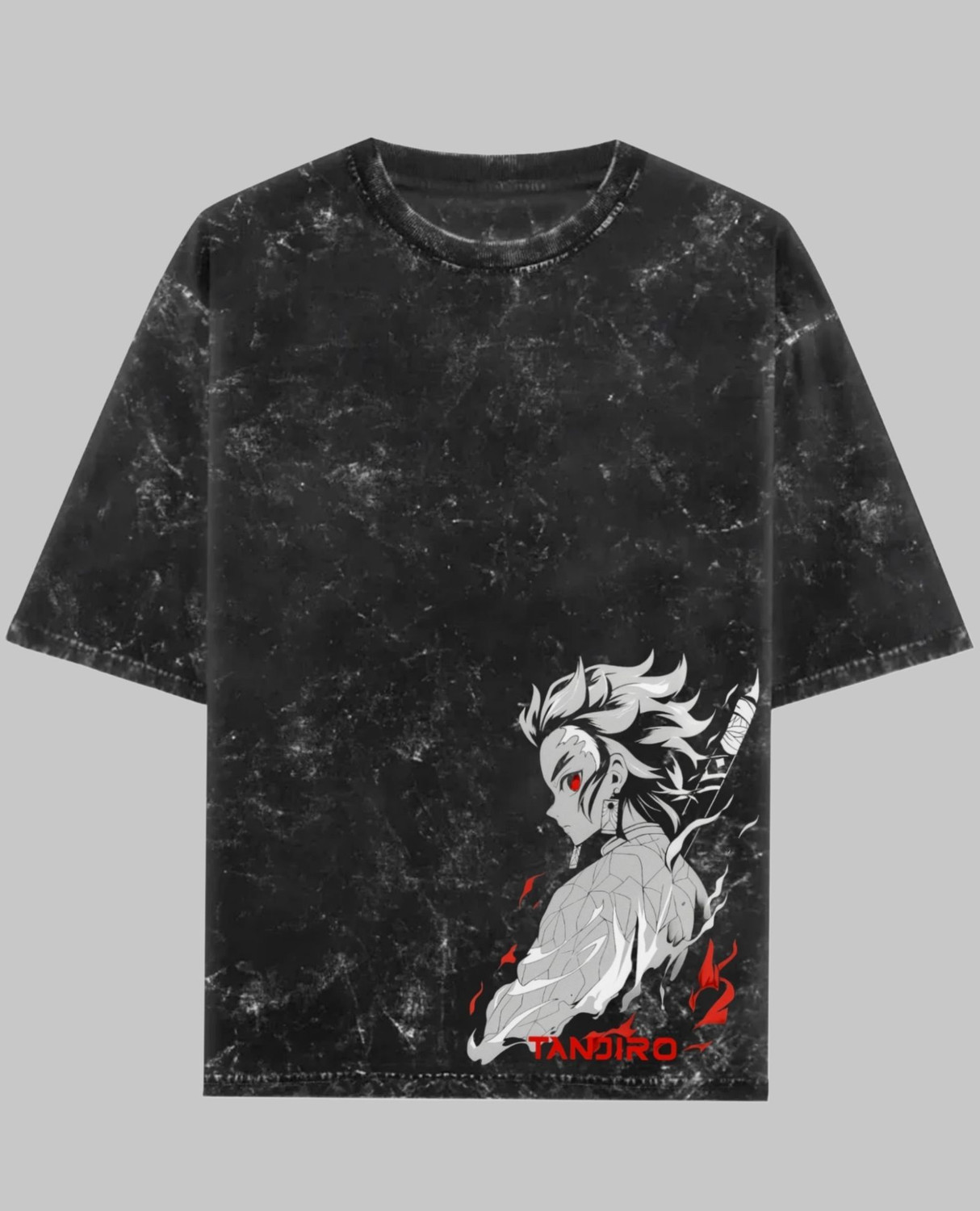 Image of R Y Traders Printed Men Round Neck Black T-Shirt