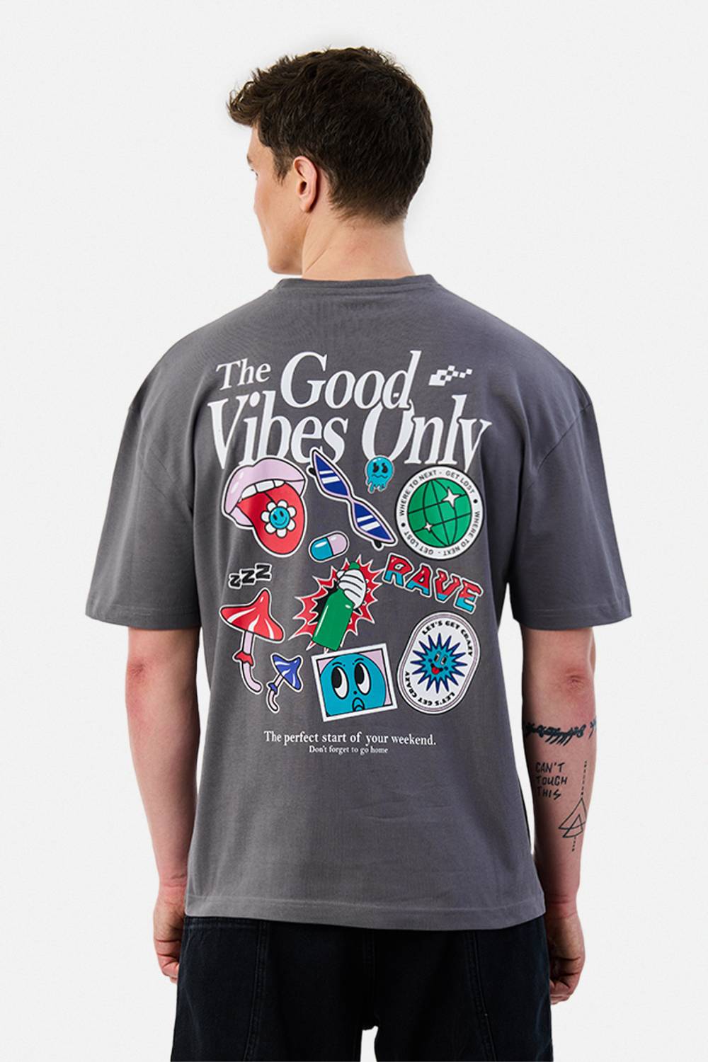 Snitch Men's Grey Crew Neck T-Shirt - Image 5
