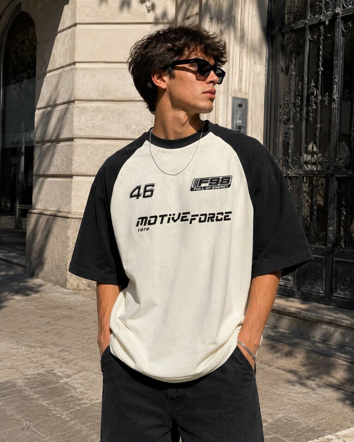 ColorChakra Printed Men Round Neck White T-Shirt
