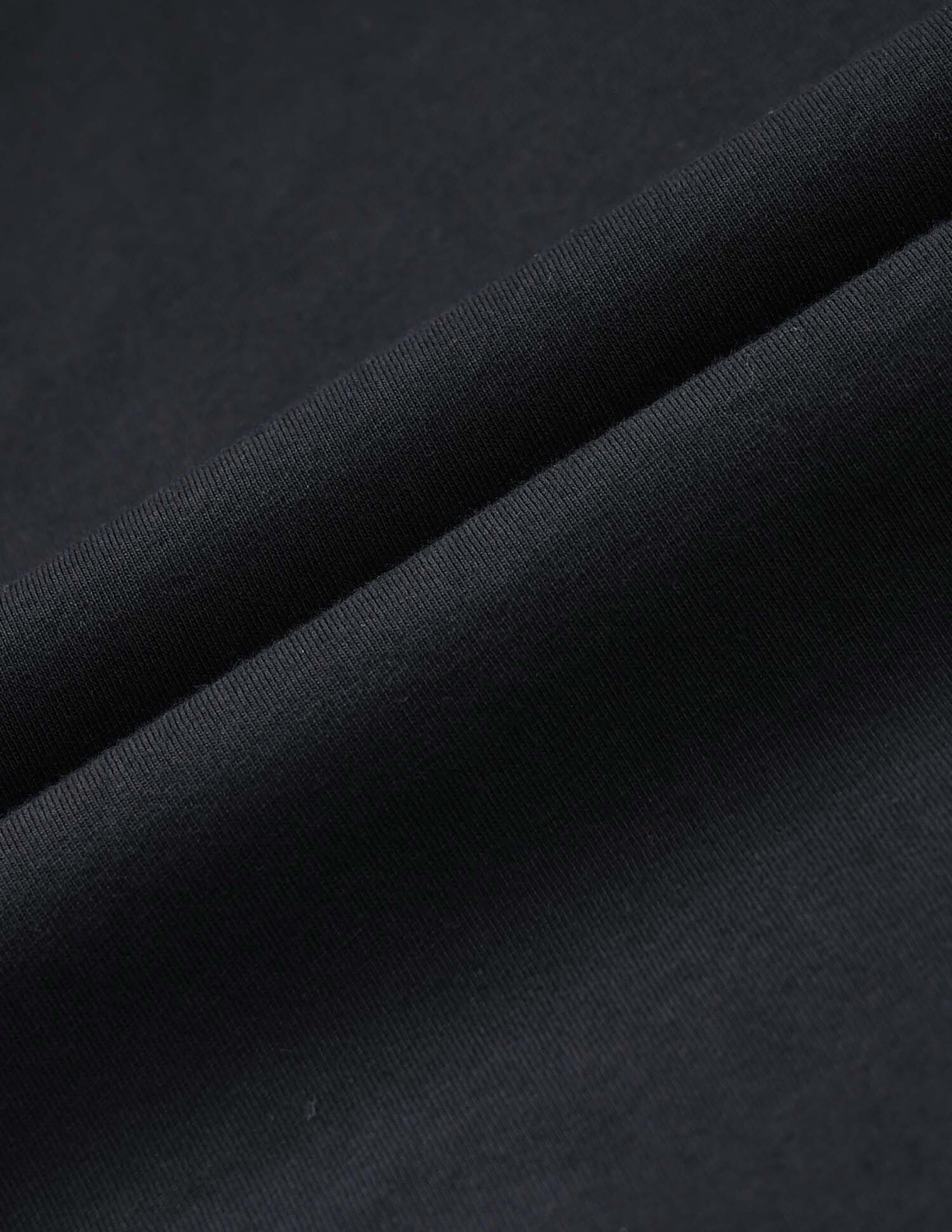 Image of U.S. Polo Assn. Denim Co. Men Solid Round Neck Cotton Blend Black T-Shirt