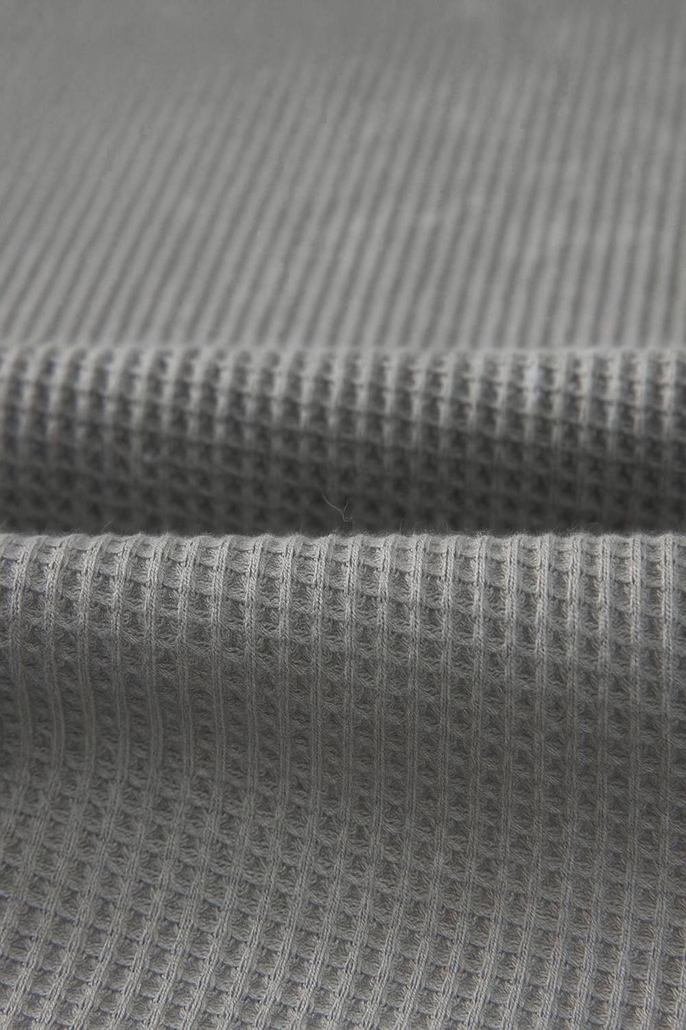Muskan Men's Grey Henley Neck T-Shirt - Image 3