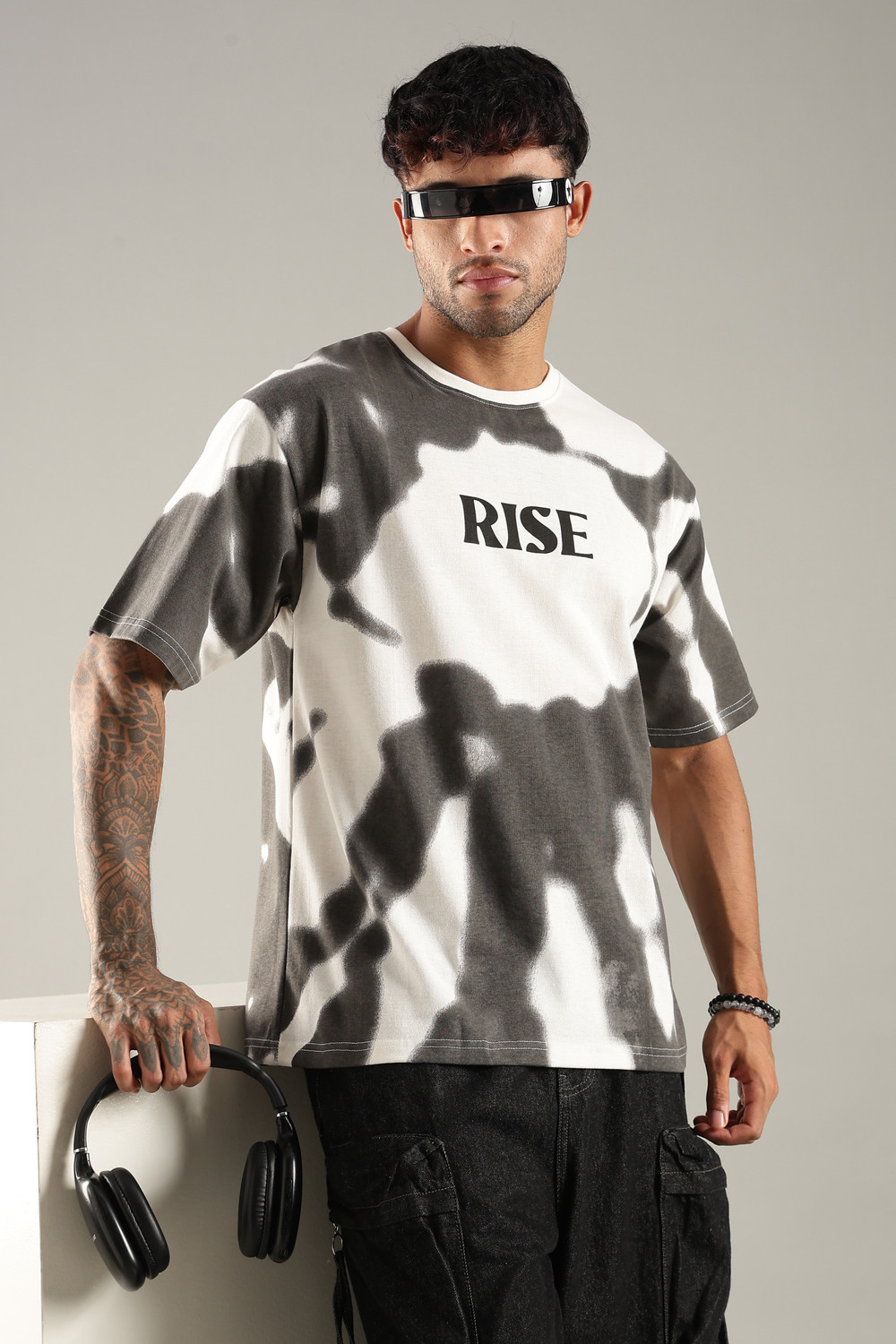 Image of Smosh Graphic Print Men Round Neck White T-Shirt