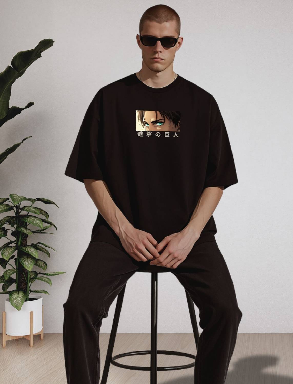 the rich state Black Men's Graphic Print T-Shirt - Image 5