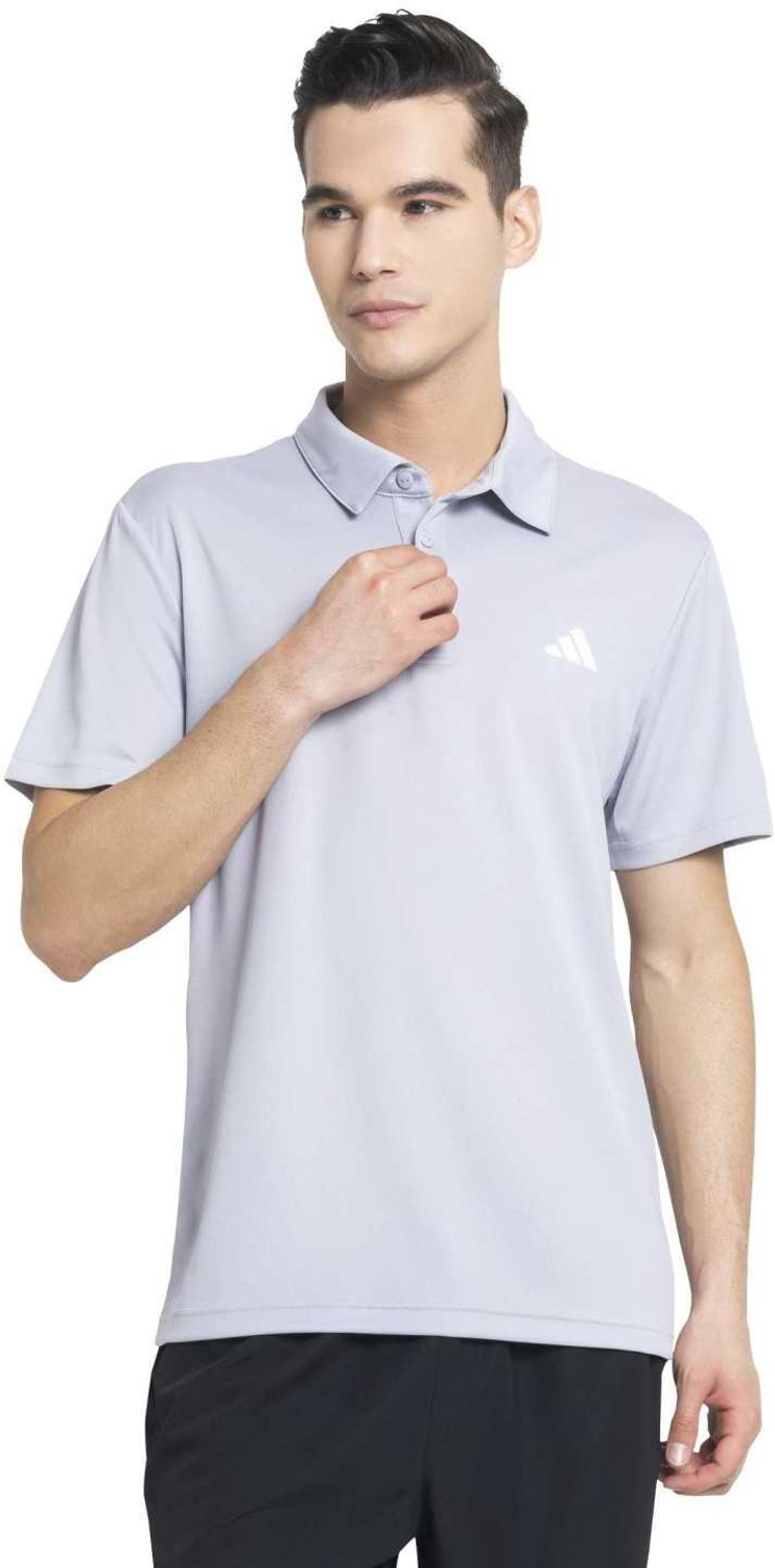 ADIDAS Printed Men Round Neck Grey T-Shirt