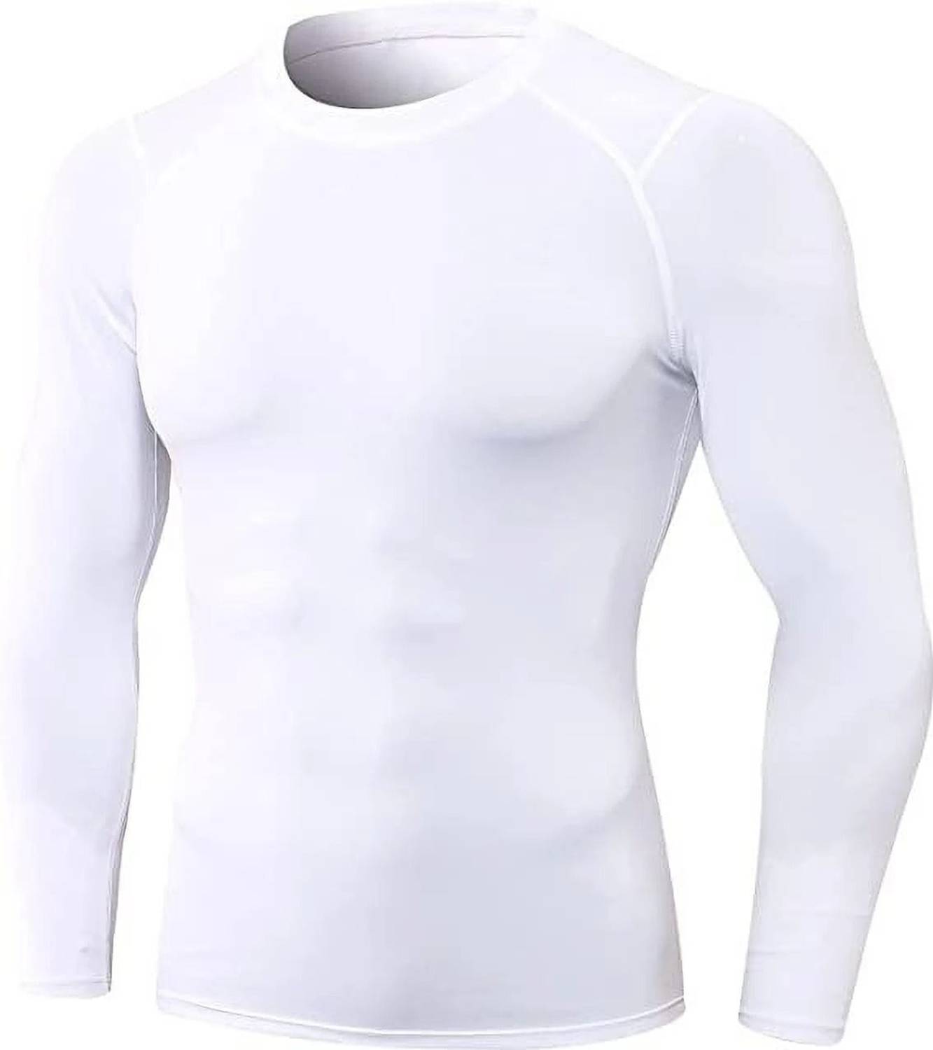 Kyk Men Solid Round Neck Polyester White T-Shirt