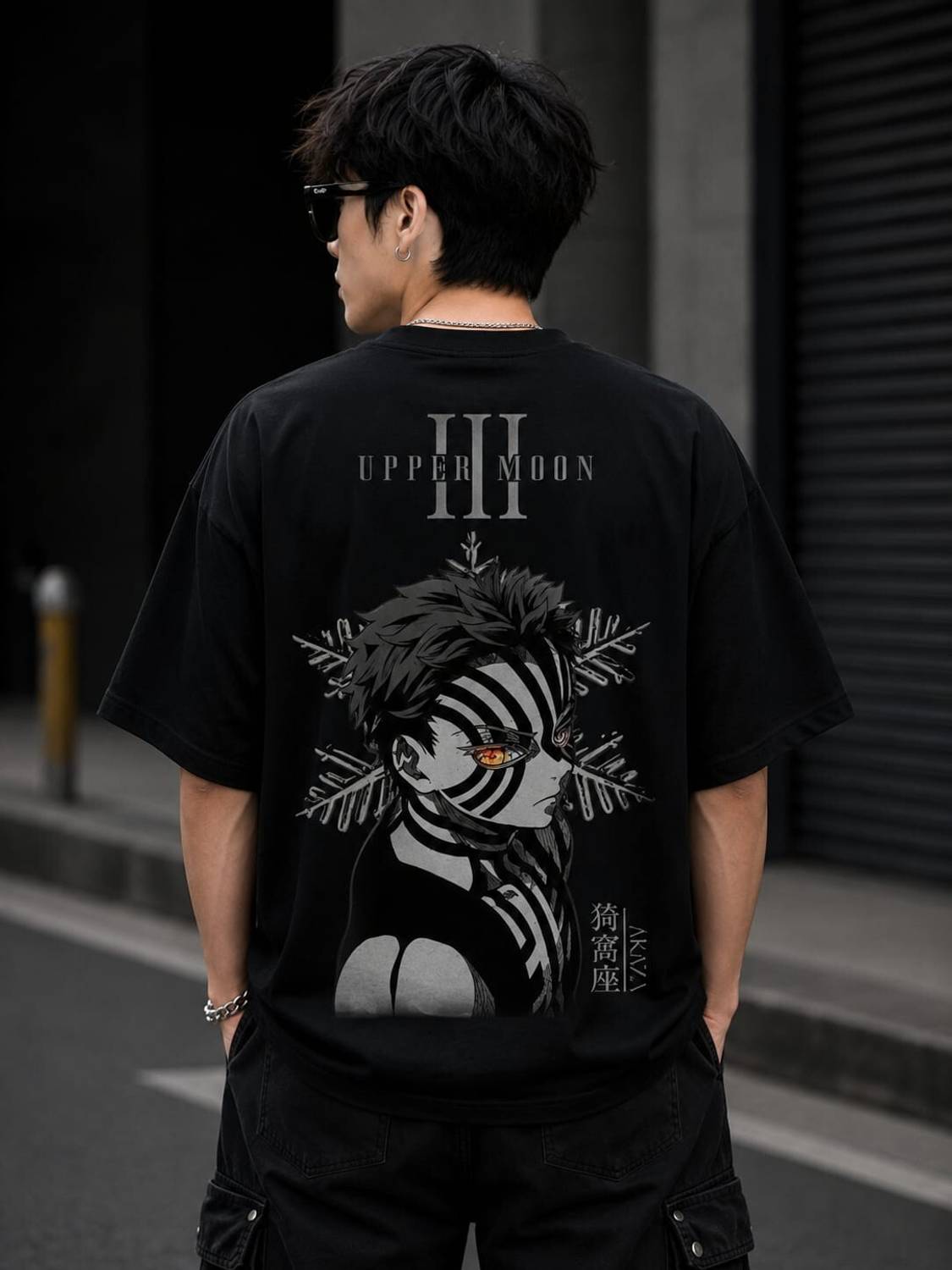 VIGON Printed Men Round Neck Black T-Shirt - Image 2