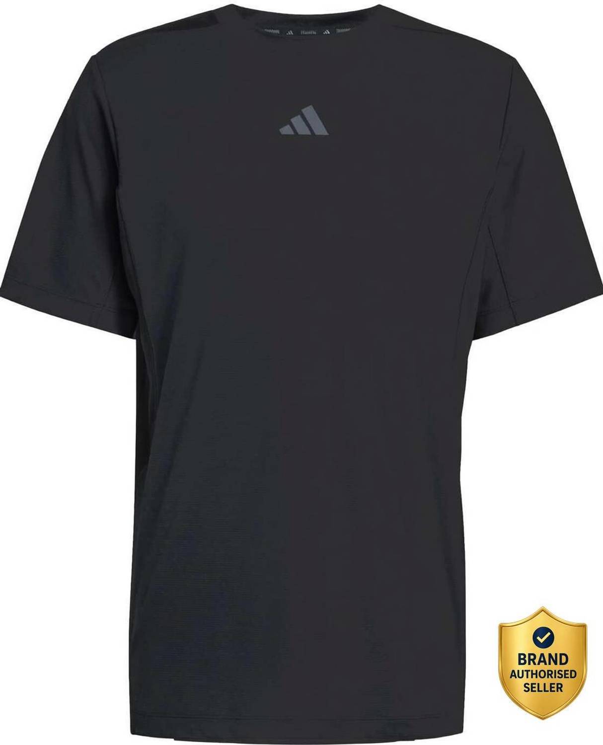 Adidas Printed Men Black T-Shirt - Image 1