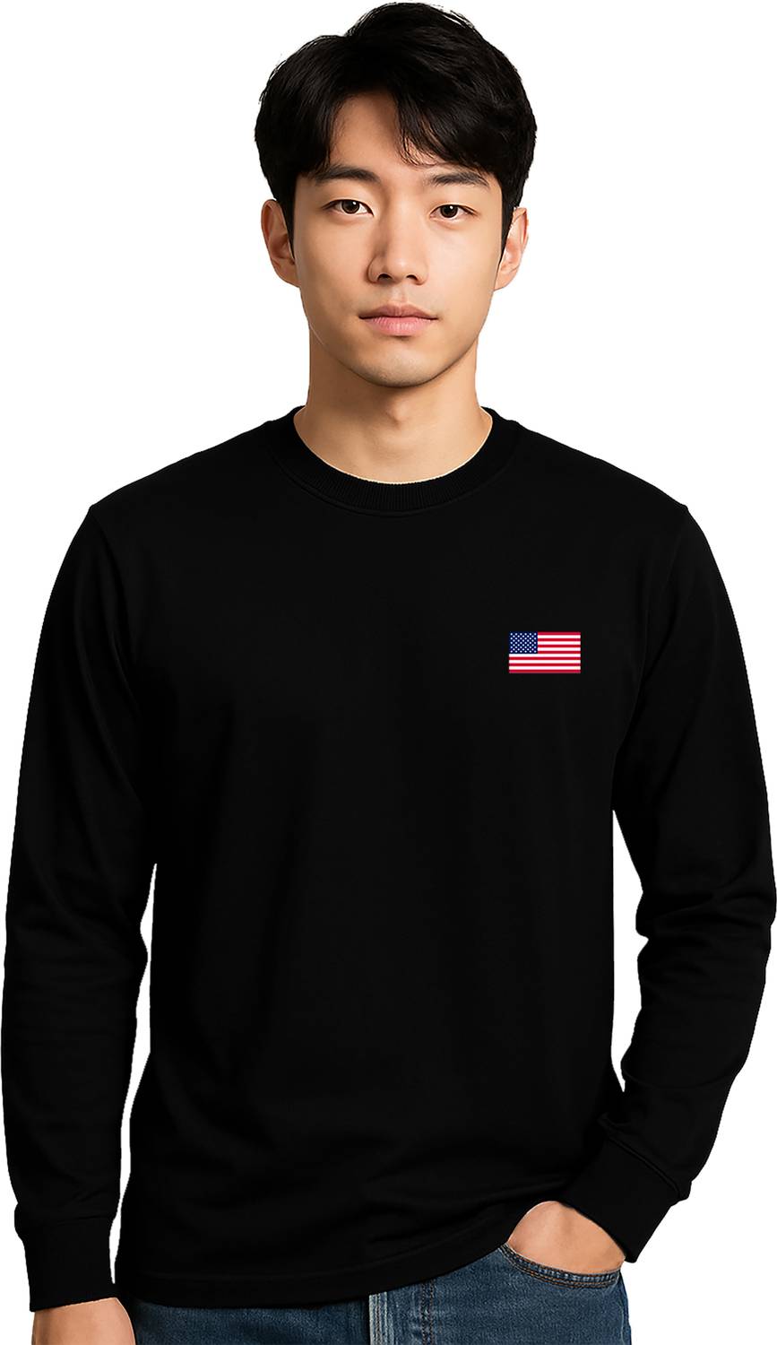 JUGULAR Men Printed Round Neck Pure Cotton Black T-Shirt