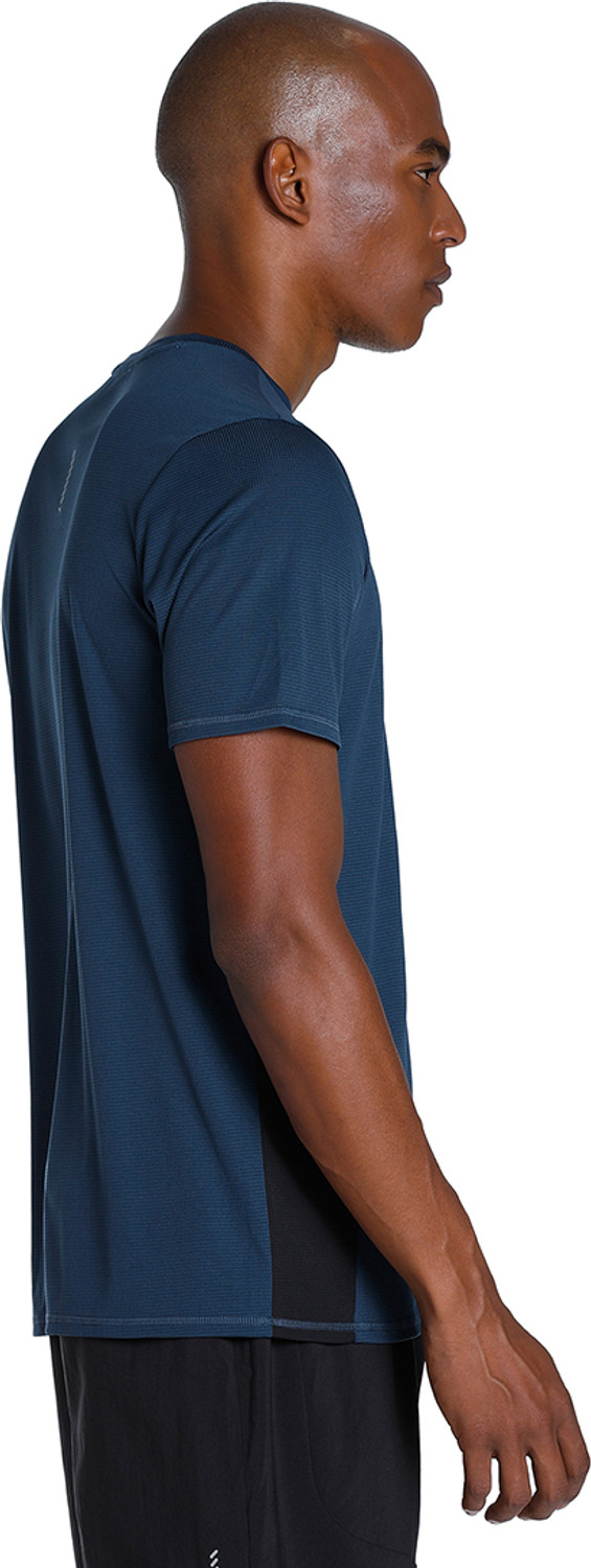 Image of PUMA Solid Men Crew Neck Blue T-Shirt