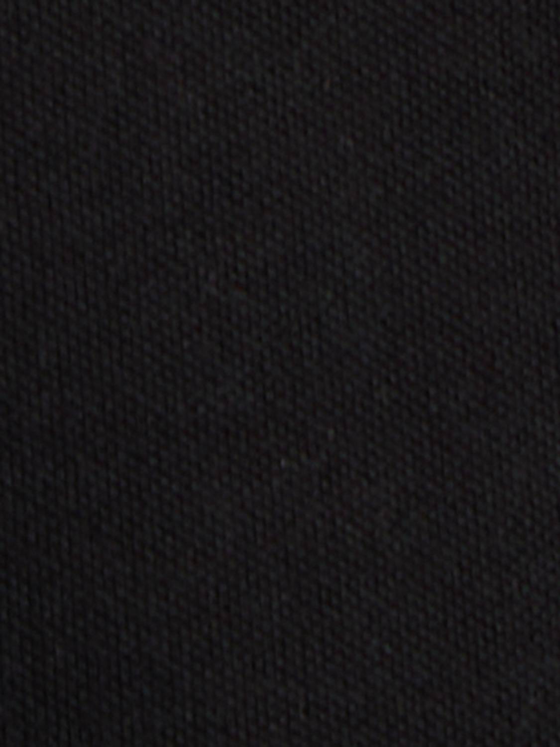 Men Solid Polo Neck Polycotton Black T-Shirt - Image 2