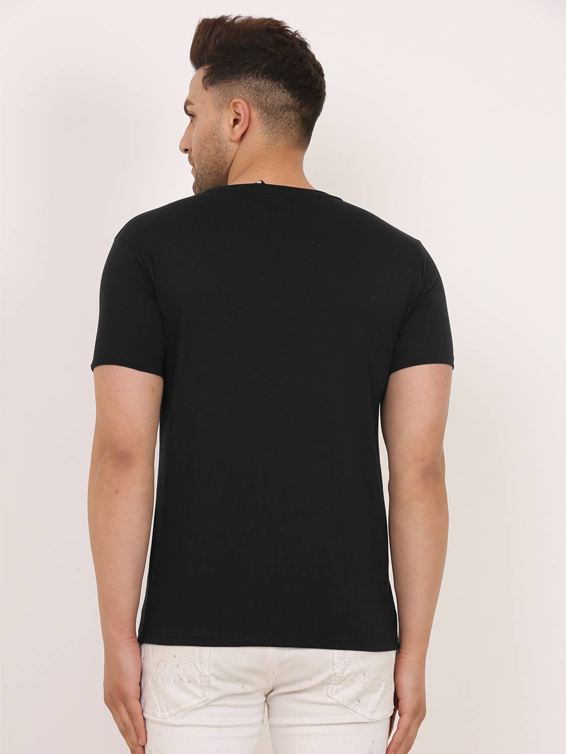 Leotude Multicolor Men's Round Neck T-Shirt Pack of 3 - Image 5