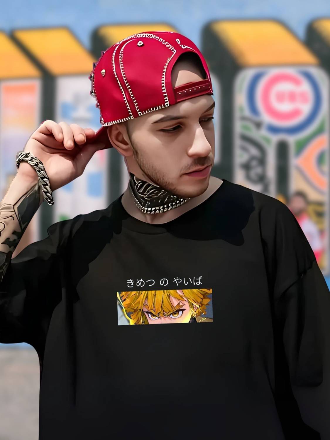 The Broken Street Men Black T-Shirt - Image 3