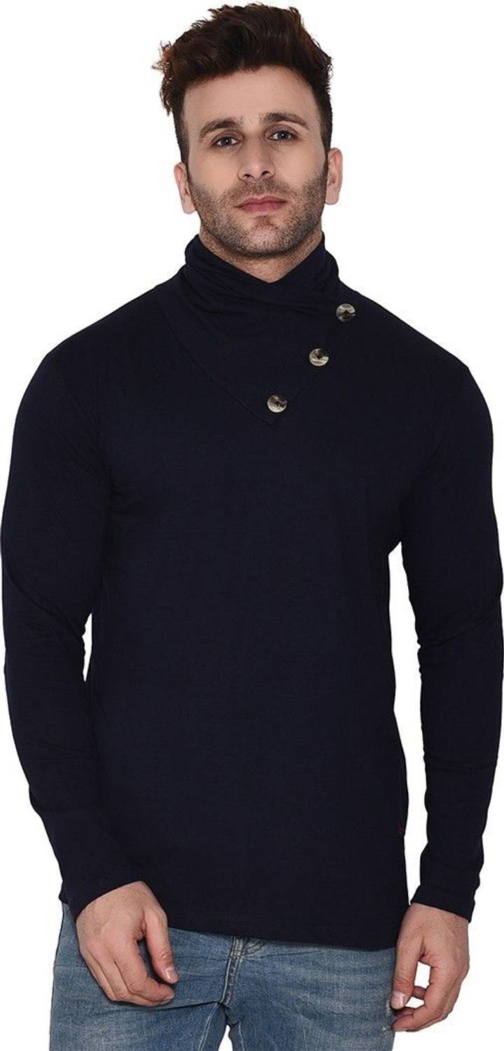 Teacherfab Self Design Men Round Neck Black T-Shirt