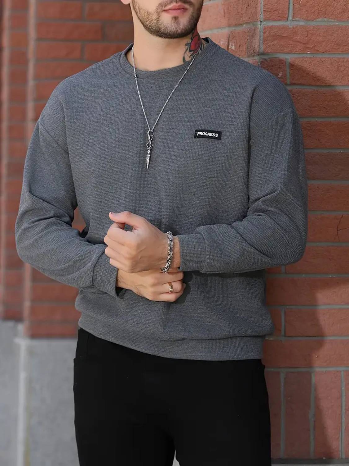 sti Full Sleeve Solid Men Sweatshirt - Image 3