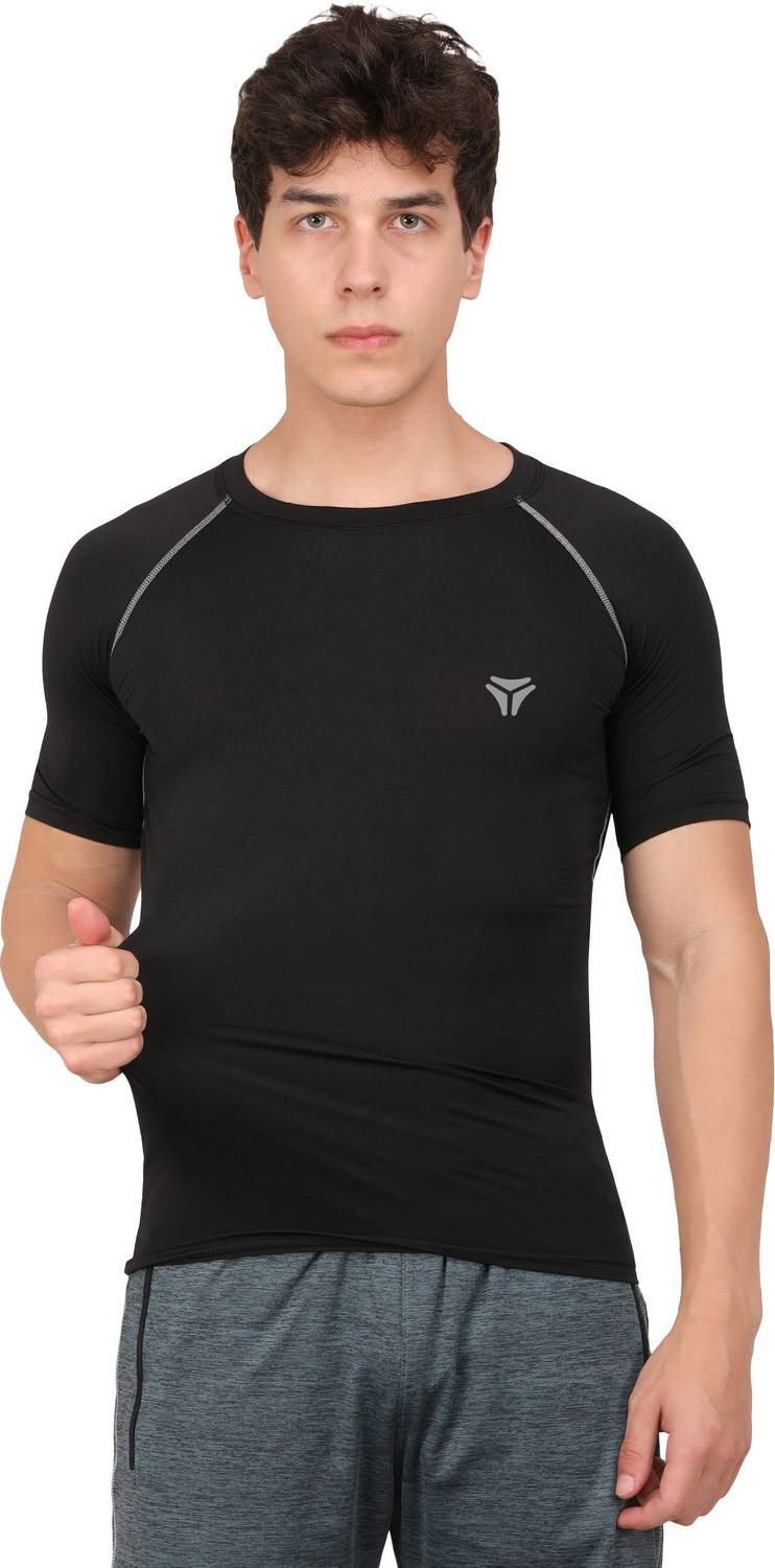 Kyk Men Black Round Neck T-Shirt - Image 4