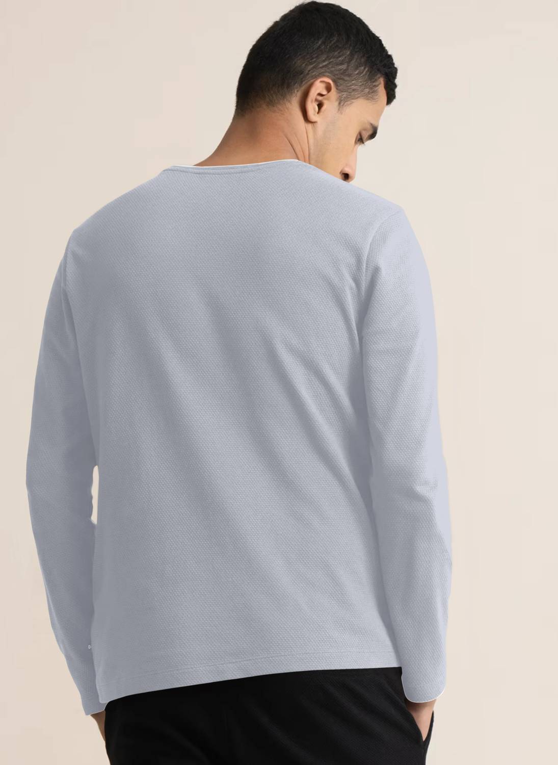 METRONAUT Men's Grey Round Neck T-Shirt - Image 2