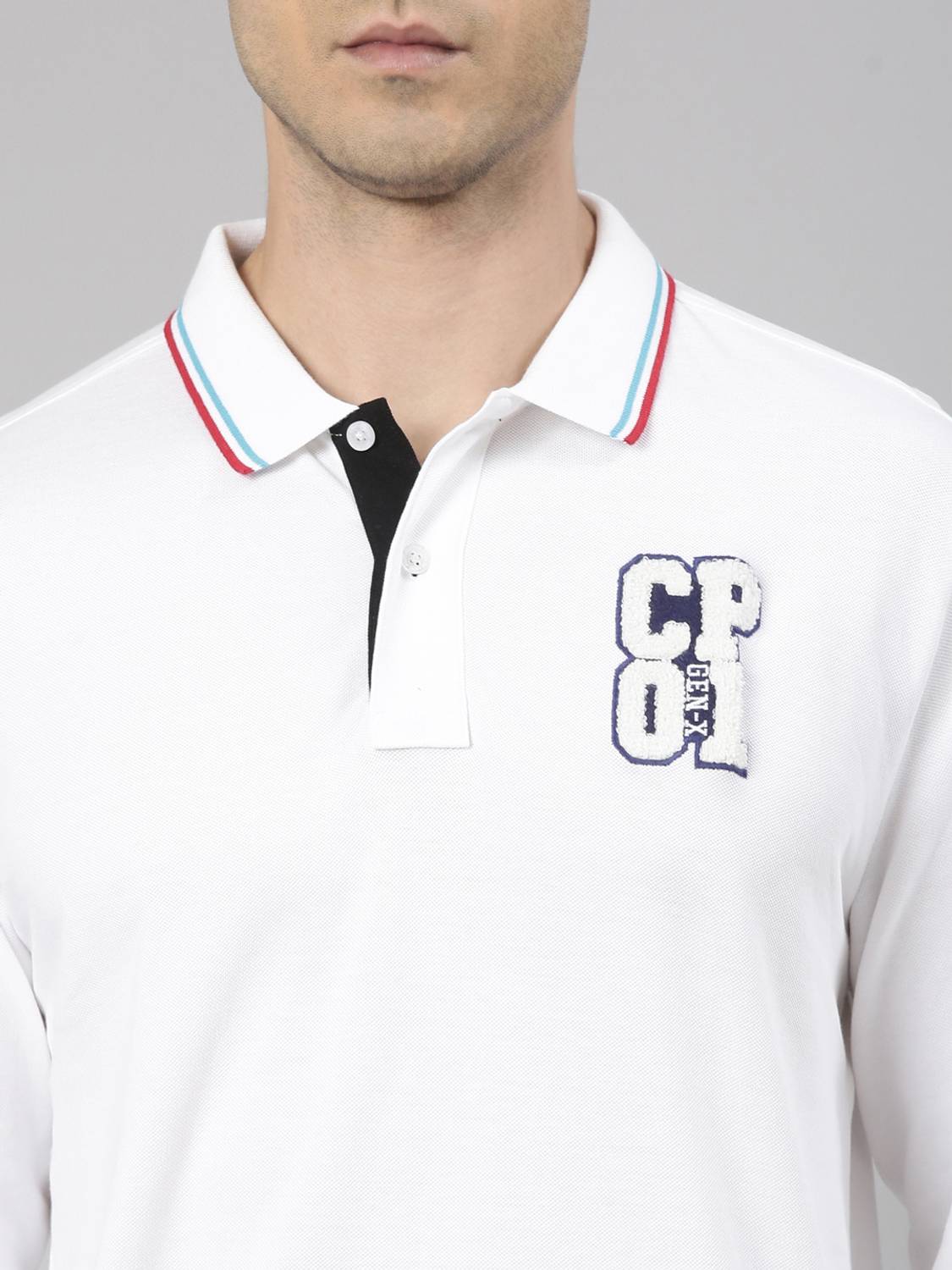 Classic Polo Solid Men Polo Neck White T-Shirt - Buy Classic Polo