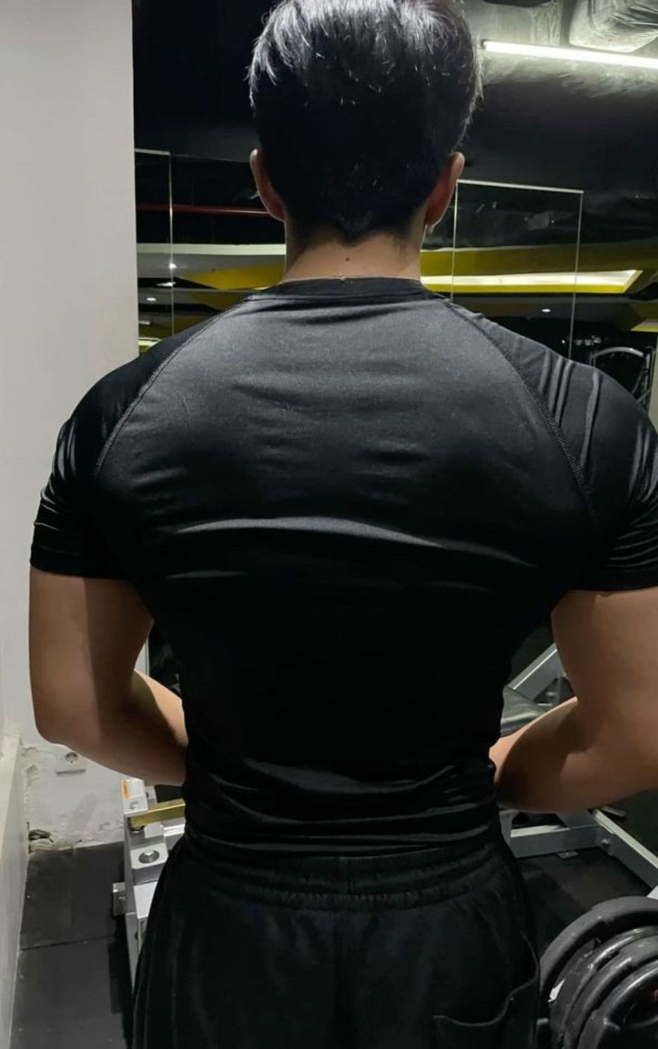 Image of Styles Edict Printed Men Round Neck Black T-Shirt