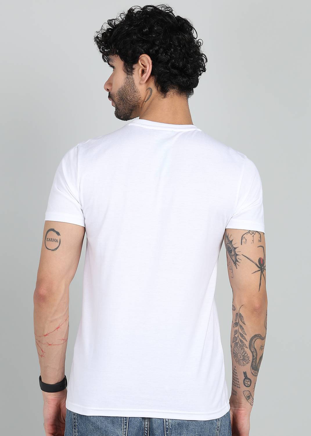 United Colors of Benetton Men White T-Shirt - Image 4