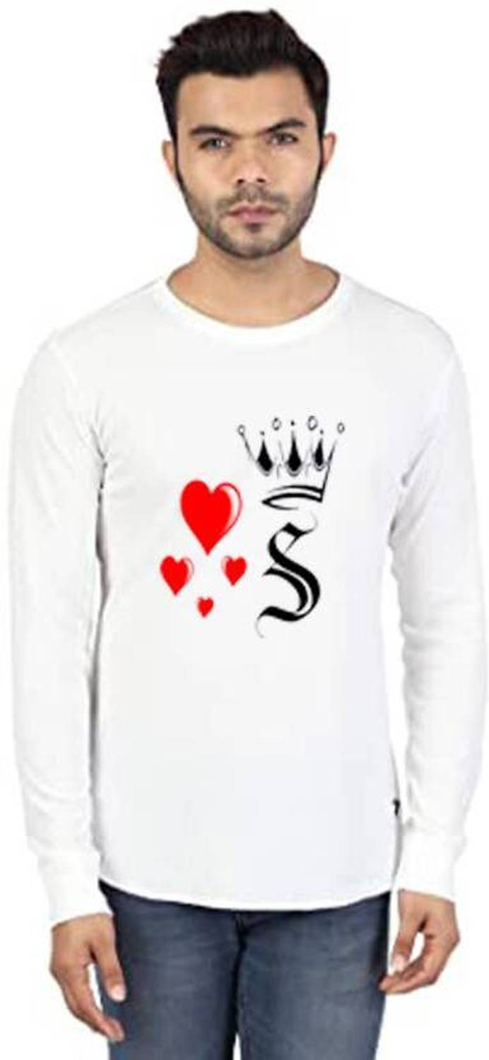 Treasurelook Printed Men Round Neck White T-Shirt