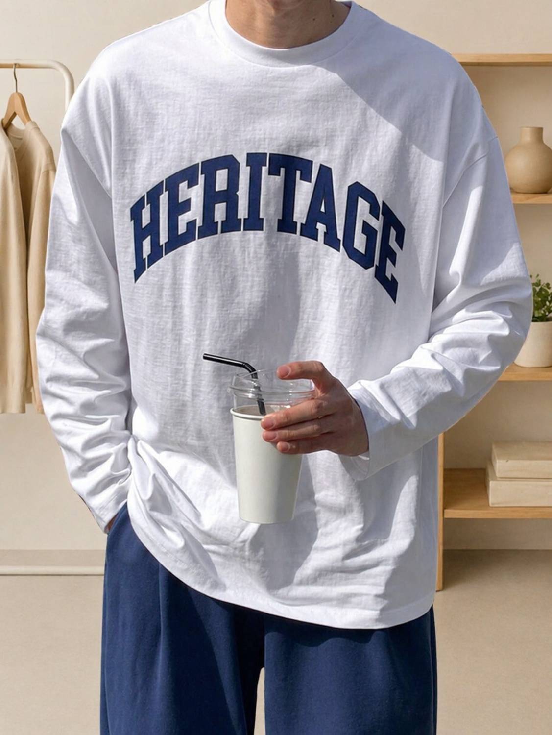 MK Digital Typography Men White T-Shirt