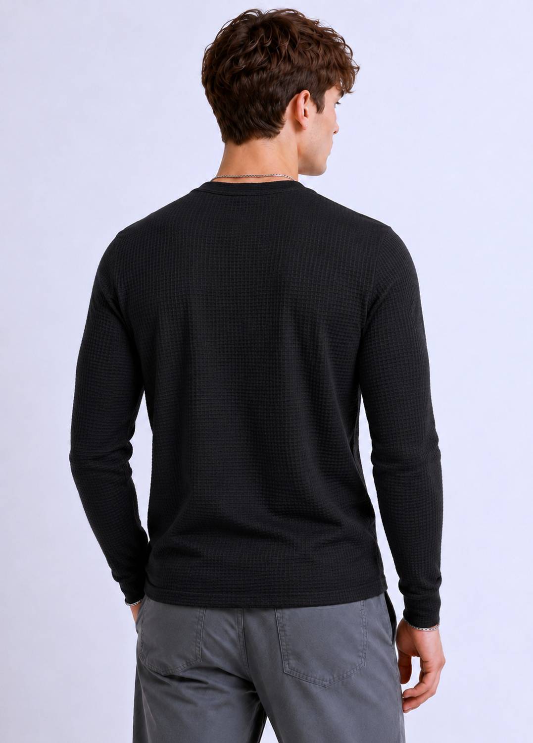 Try Colorblock Men Polo Neck White T-Shirt Pack of 2 - Image 3