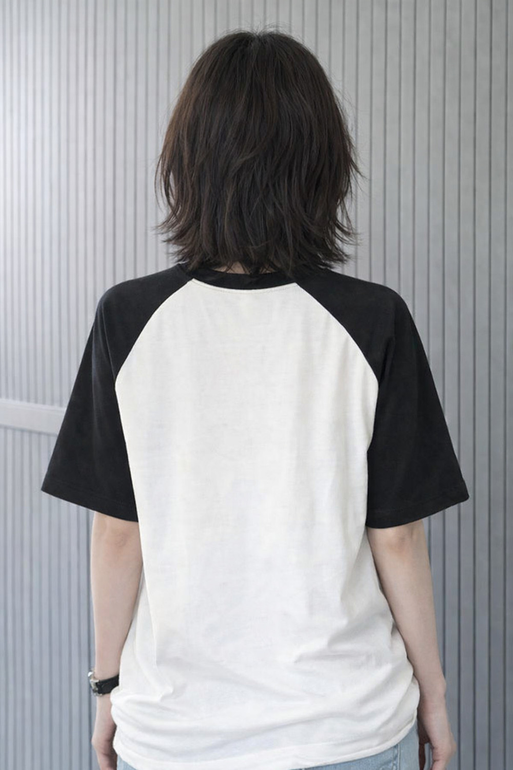 Image of SIXTEENLINES Printed Women Round Neck Reversible White T-Shirt